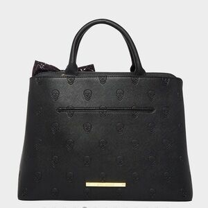 Betsey Johnson Skullicious Satchel Black